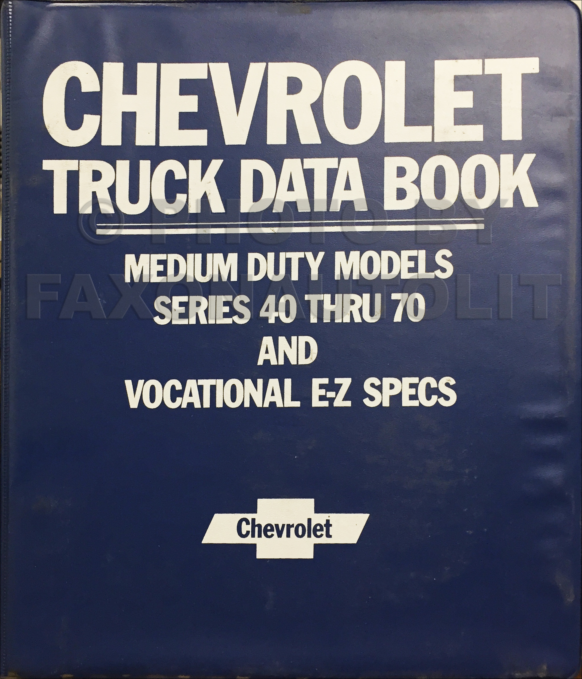 1982 Chevrolet Medium Duty Truck Data Book Original 