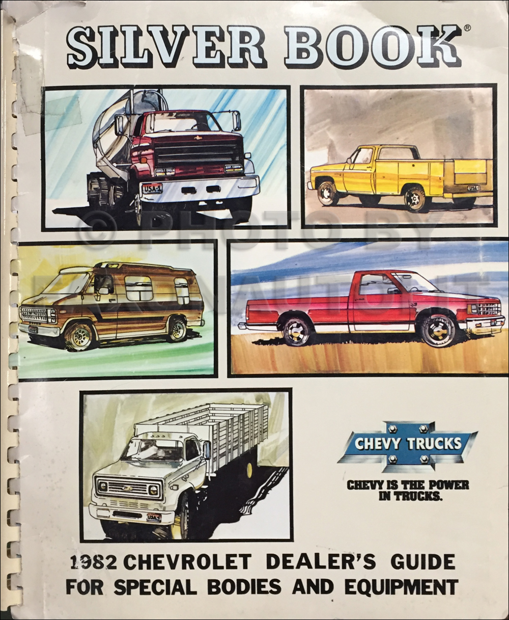 1982 Chevrolet Truck Silver Book Special Equipment Dealer Album