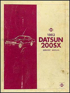 1982 Datsun 200SX Repair Manual Original