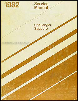 1982 Sapporo & Challenger Repair Manual Original