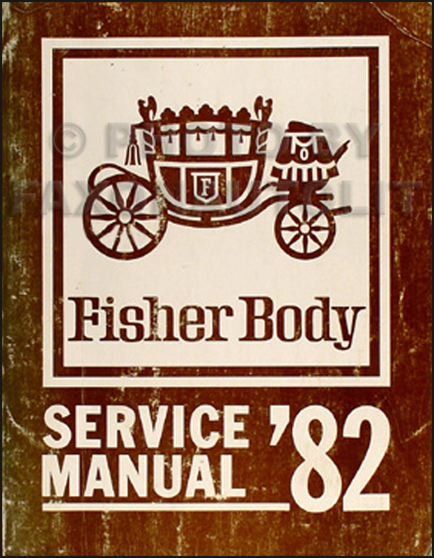 1982 Chevy Original Body Repair Shop Manual