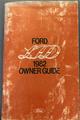 1982 Ford LTD and Crown Victoria Owner's Manual Original