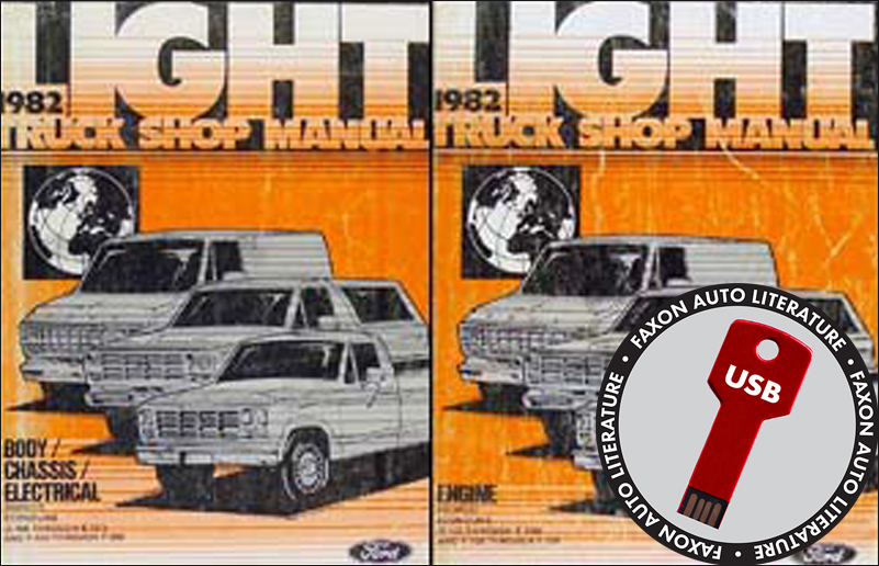 1979 Ford Truck CD Shop Manual 79 F100-350 Pickup Bronco and Van