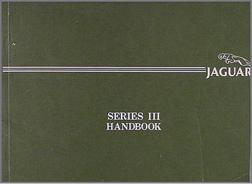 1982 Jaguar XJ6 Owner's Manual Original