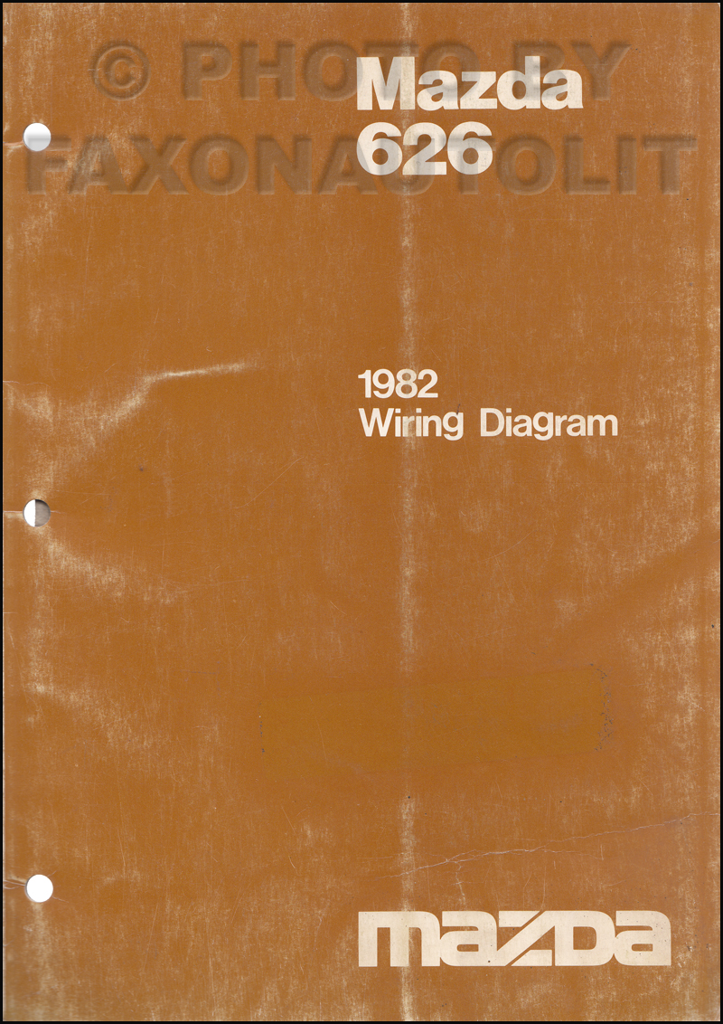 1982 Mazda 626 Wiring Diagram Manual Original