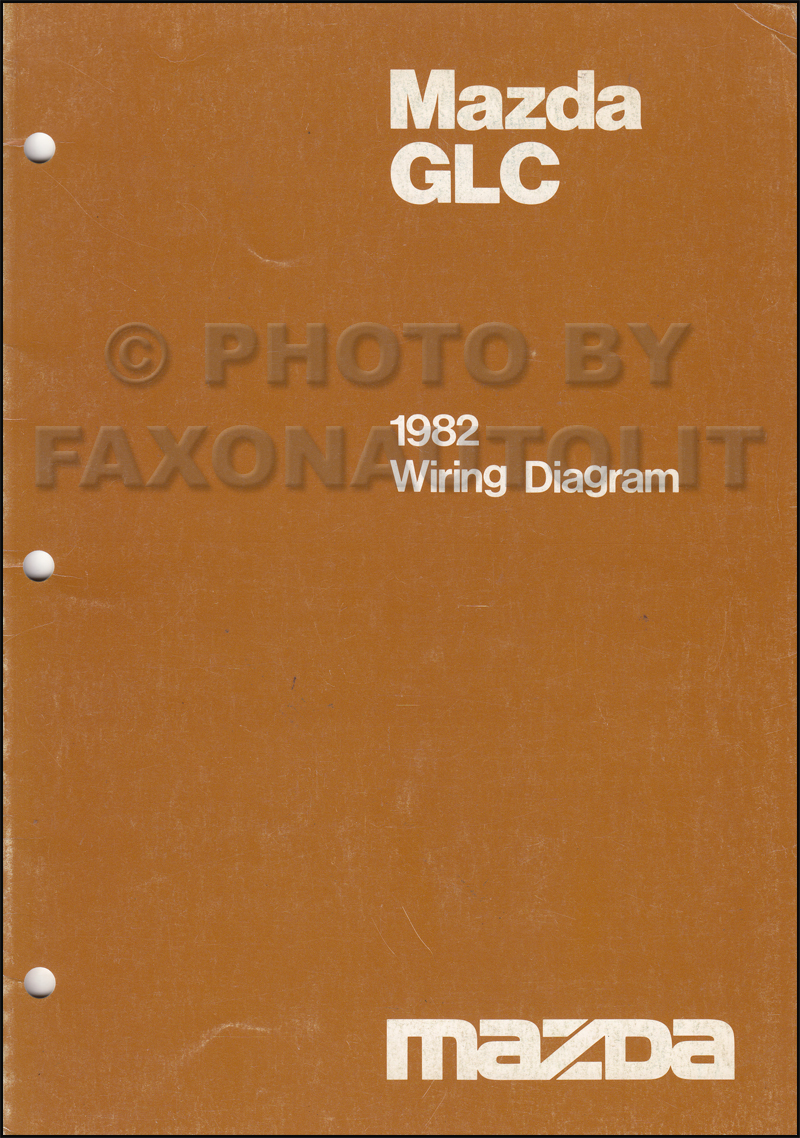 1982 Mazda GLC Sedan and Hatchback Wiring Diagram Manual Original