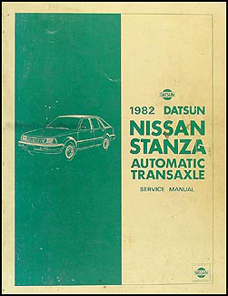 1982 Datsun/Nissan Stanza Repair Shop Manual Supplement Automatic Transaxle 