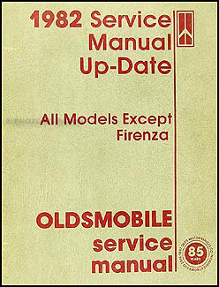 1982 Oldsmobile Up-Date to Repair Manual Original 