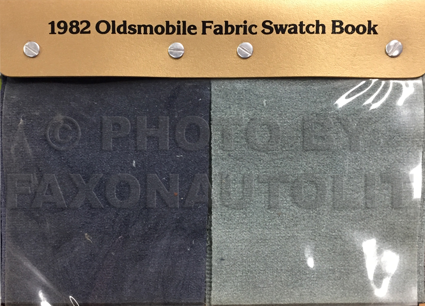1982 Oldsmobile Interior Fabric Samples