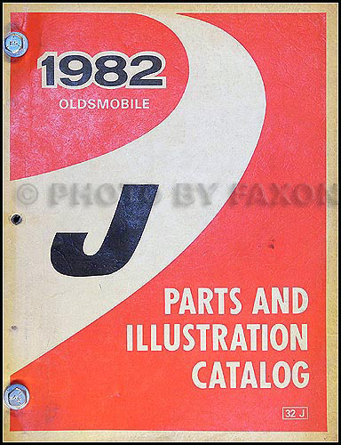 1982 Oldsmobile Firenza Parts Book Original