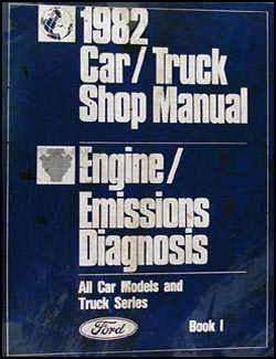 1982 Car/Truck Engine/Emissions Diagnosis Repair Shop Manual Set Original