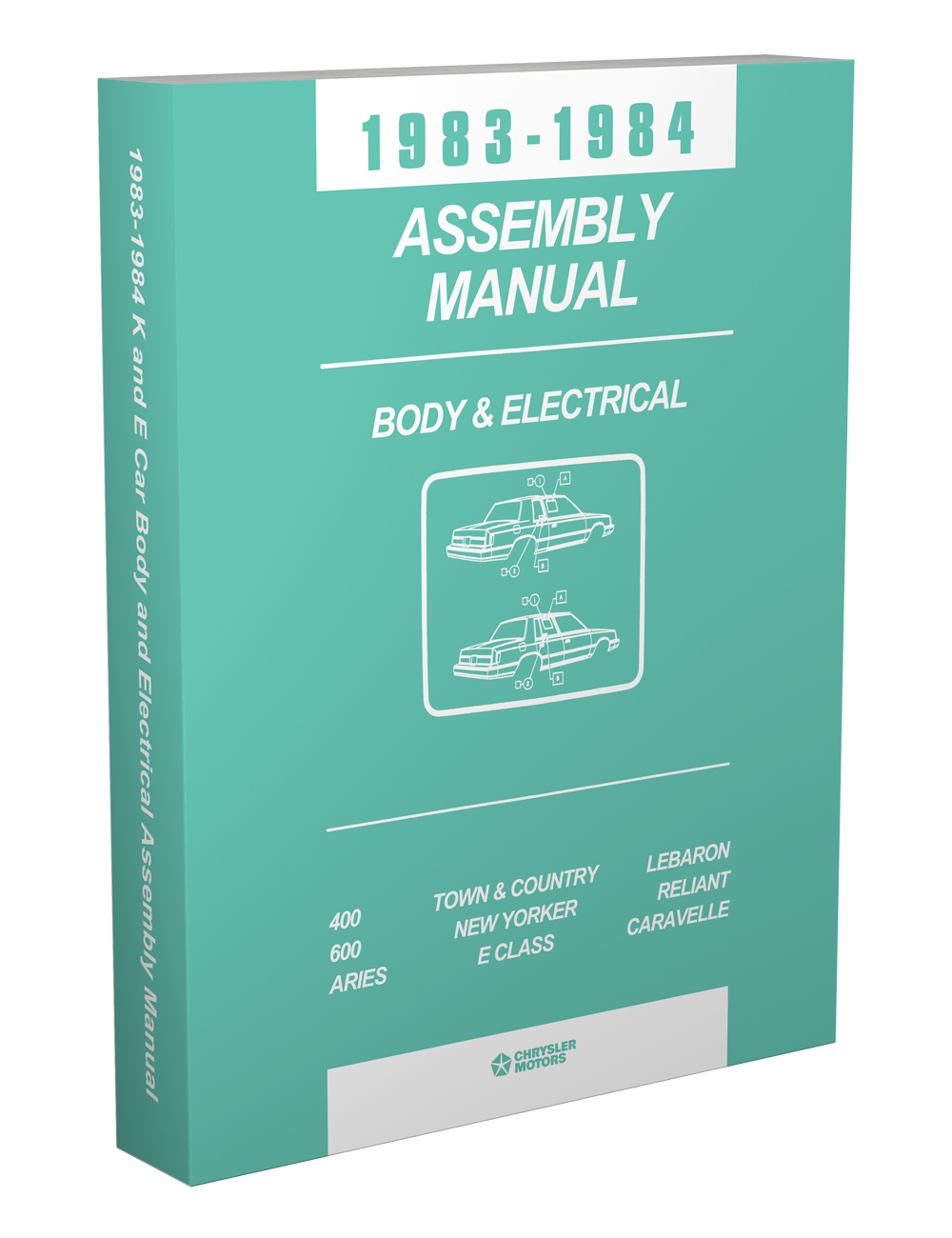 1983-1984 Chrysler Dodge Plymouth K & E Car Body & Electrical Assembly Manual Reprint