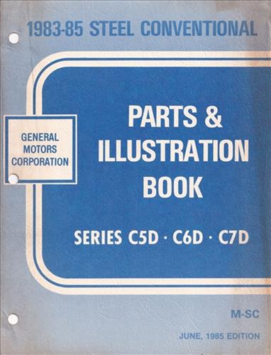 1985-89 Chevrolet and GMC Forward Control Parts Book Original