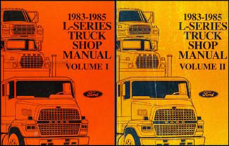 1983-1985 Ford L-Series Truck Repair Shop Manual LN LT LNS LTL LTS 600-9000