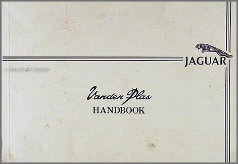CANADIAN 1983-1987 Jaguar XJ12 Vanden Plas Owner's Manual Original