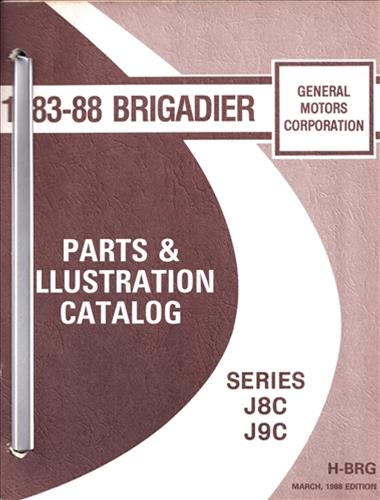 1983-1988 GMC Brigadier Steel Conventional Parts Book Original J8C J9C