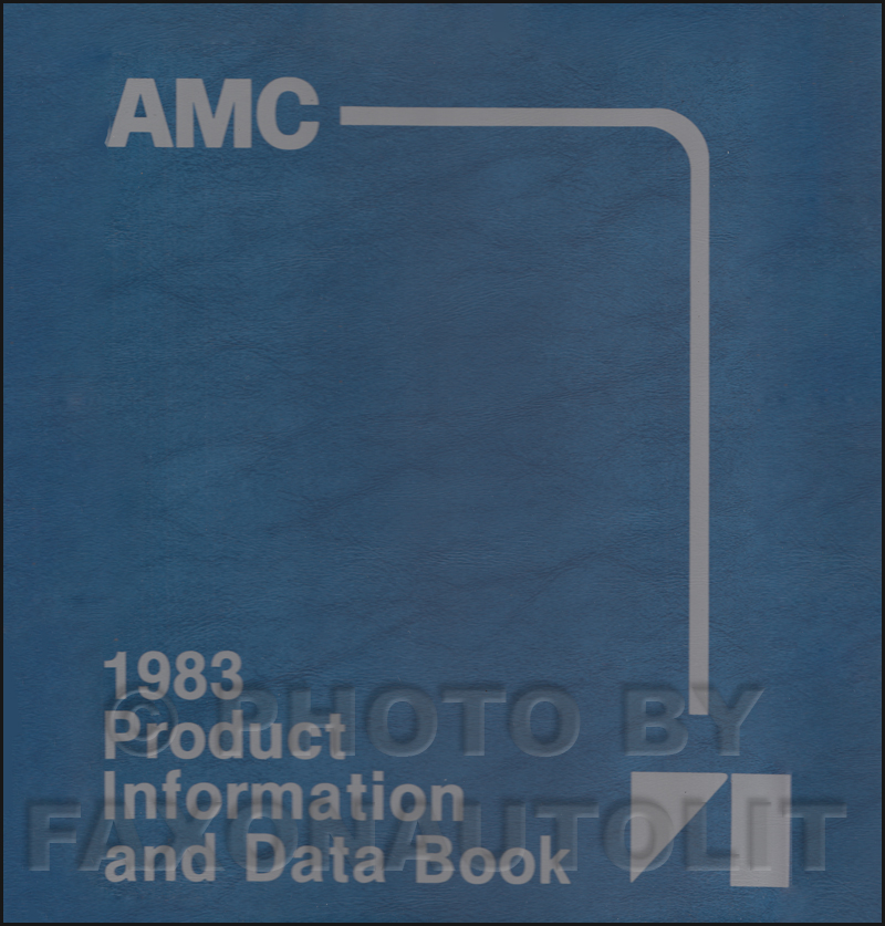 1983 AMC Color & Upholstery Album and Data Book Original