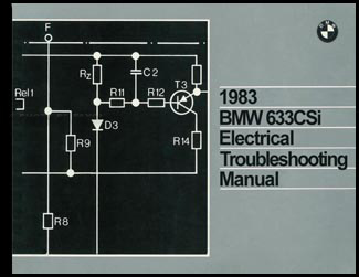1983 BMW 633CSi Electrical Troubleshooting Manual Original