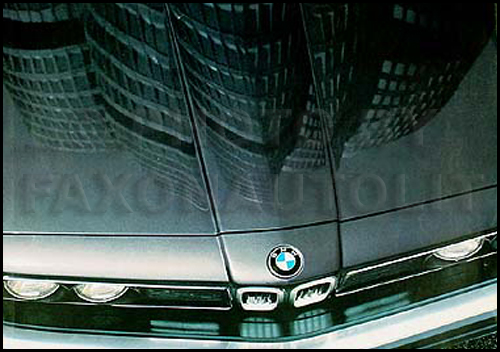 1983 BMW Original Sales Brochure Folder 320i 528e 533i 633CSi 733i
