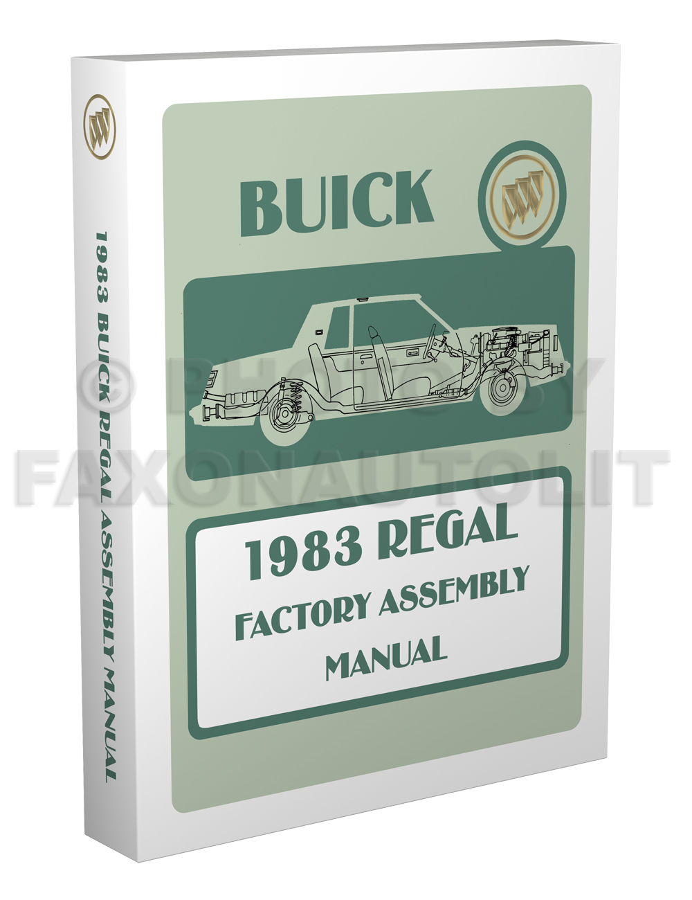 1983 Buick Regal Factory Assembly Manual Reprint