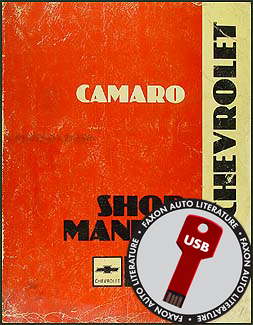 1982-1983 Chevrolet Camaro Repair Shop Manual USB