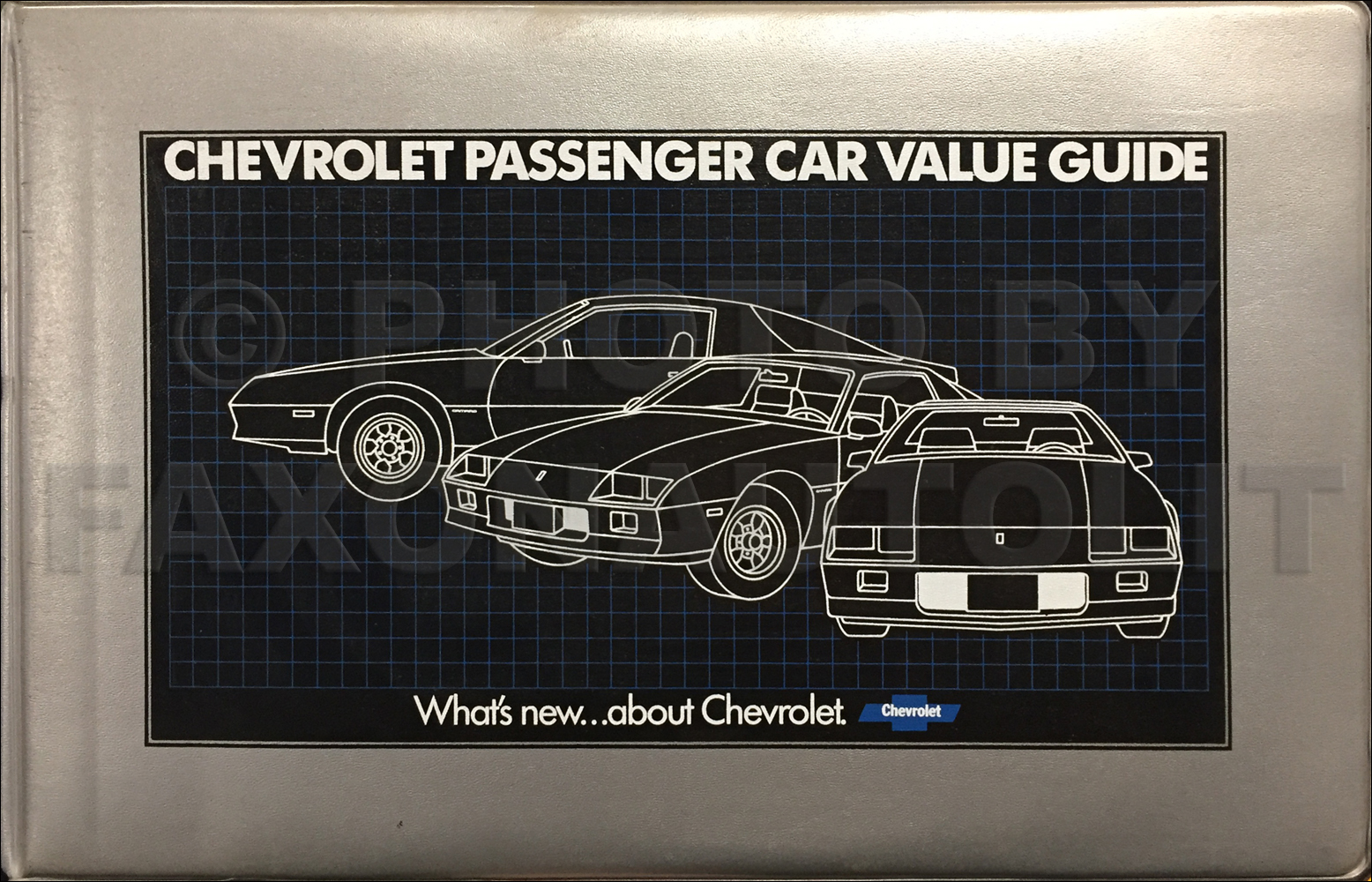 1983 Chevrolet Car Color & Upholstery Dealer Album/Data Book Original