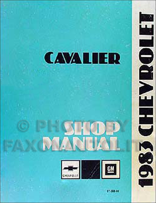 1983 Chevy Cavalier Repair Manual Original 