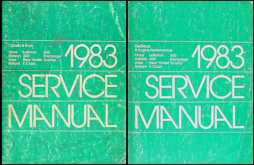 1983 MoPar FWD Car Repair Manual