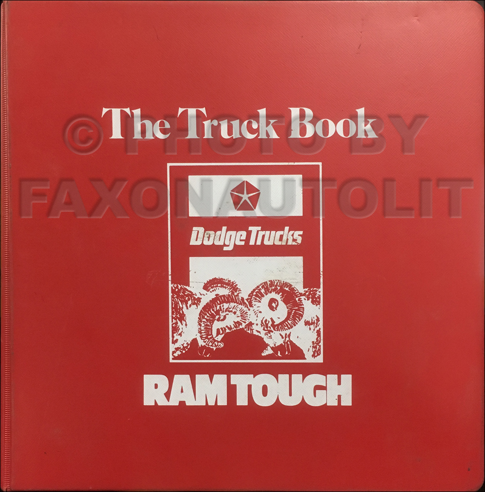 1983 Dodge Truck Sales Album Original