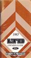 1983 Ford LTD Owner's Manual Original