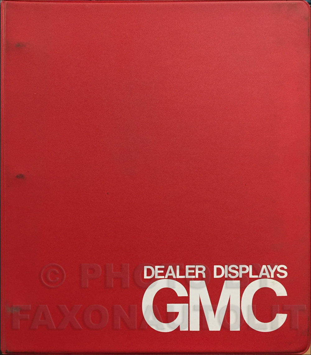 1983 GMC Dealer Displays and Signs Guide Album Original