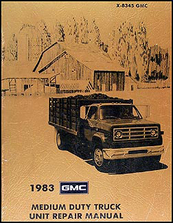 1983 GMC Medium Duty Truck Overhaul Manual Original