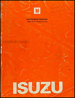 1983 Isuzu Impulse Repair Manual Original