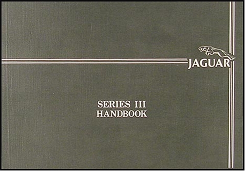 1983 Jaguar XJ6 Owner's Manual Original