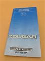 1983 Mercury Cougar Owner's Manual Original