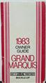 1983 Mercury Grand Marquis Owner's Manual Original