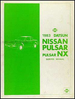 1983 Datsun Nissan Pulsar NX Repair Manual Original 