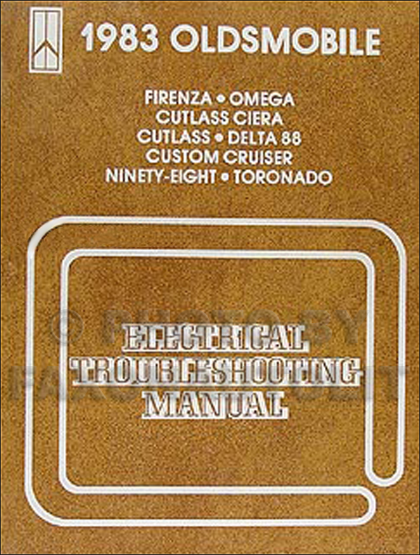 1983 Oldsmobile Electrical Troubleshooting Manual Original - All Cars
