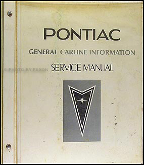 1983 Pontiac General Carline Information Shop Manual Original 