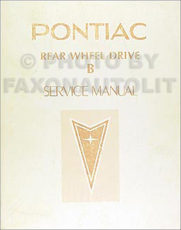 1983 Pontiac Parisienne Repair Manual Original 