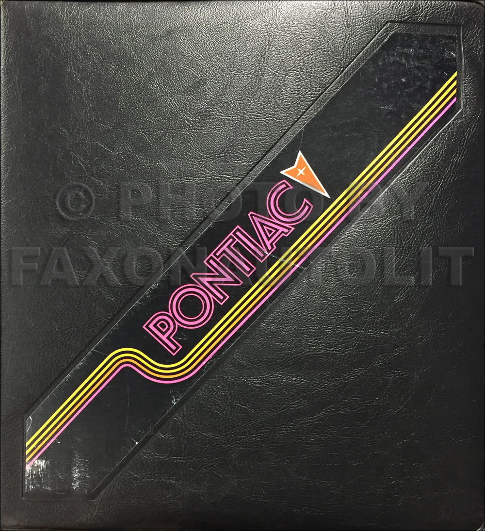 1983 Pontiac Color & Upholstery Dealer Album/Data Book Original