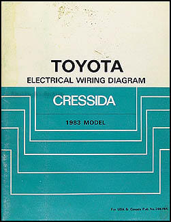 1983 Toyota Cressida Wiring Diagram Manual Original