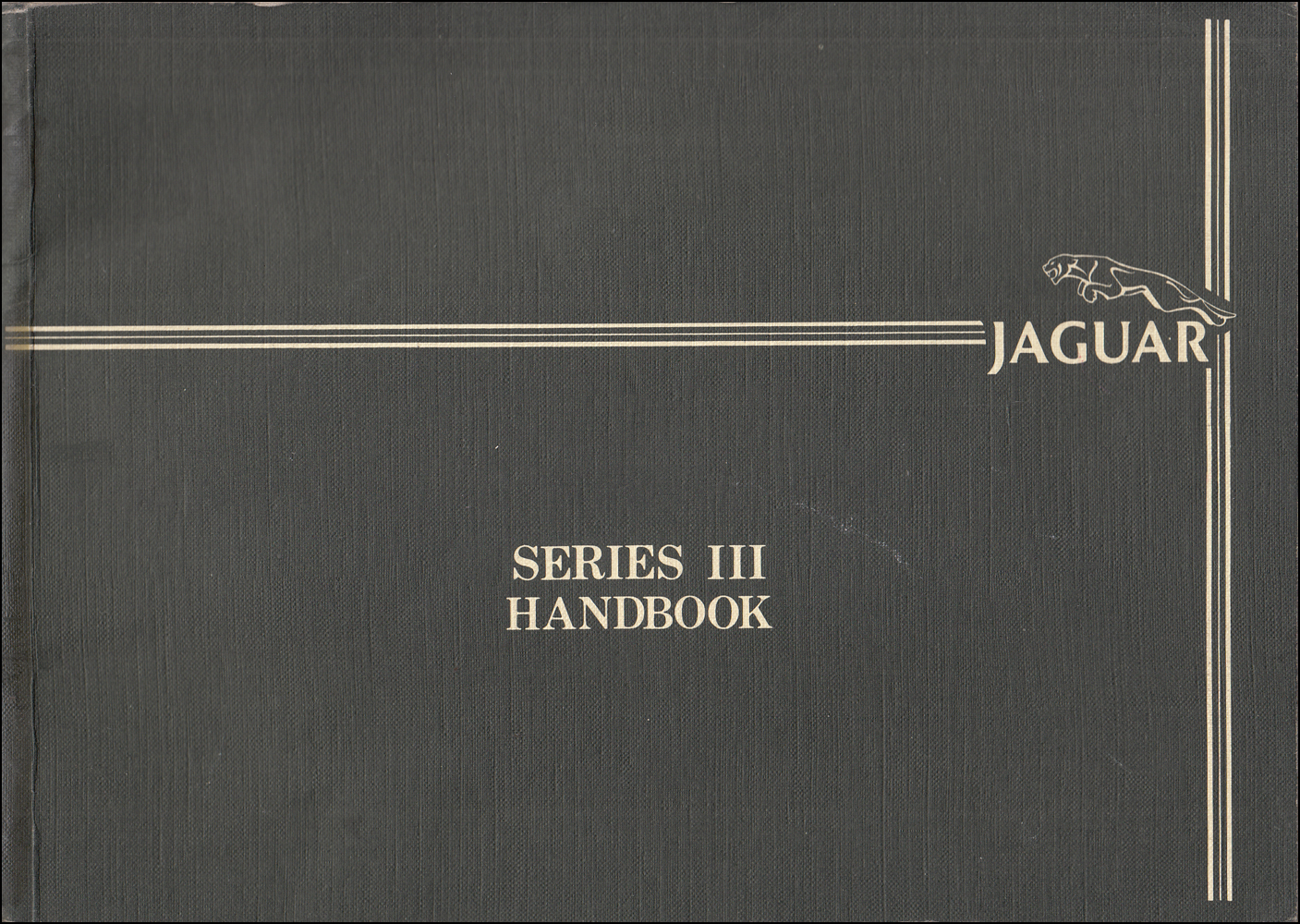 1984-1985 Jaguar XJ6 Owner's Manual Original
