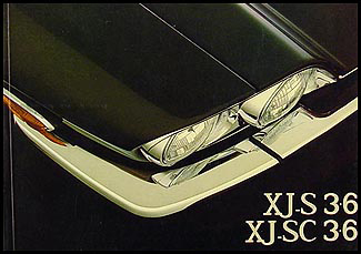 1984-1985 Jaguar XJS Owner's Manual Original