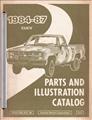 1984-1987 Chevrolet CUCV Truck Parts Book Original