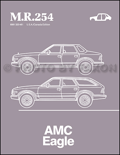 1984-1988 AMC Eagle Body Manual Reprint M.R.254