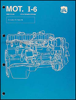 1984-1988 AMC & Jeep 4.0L 4.2L 6 Cyl. Engine Overhaul Manual Original
