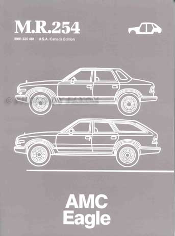 1984-1988 AMC Eagle Body Manual Original M.R.254