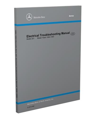 1984-1993 Mercedes 201 Electrical Troubleshooting Manual 190D 190E
