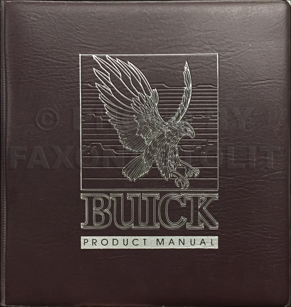 1984 Buick Color & Upholstery, Data Book Dealer Album Original